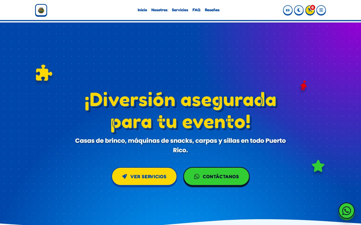 Portada del sitio Jiménez Jumping